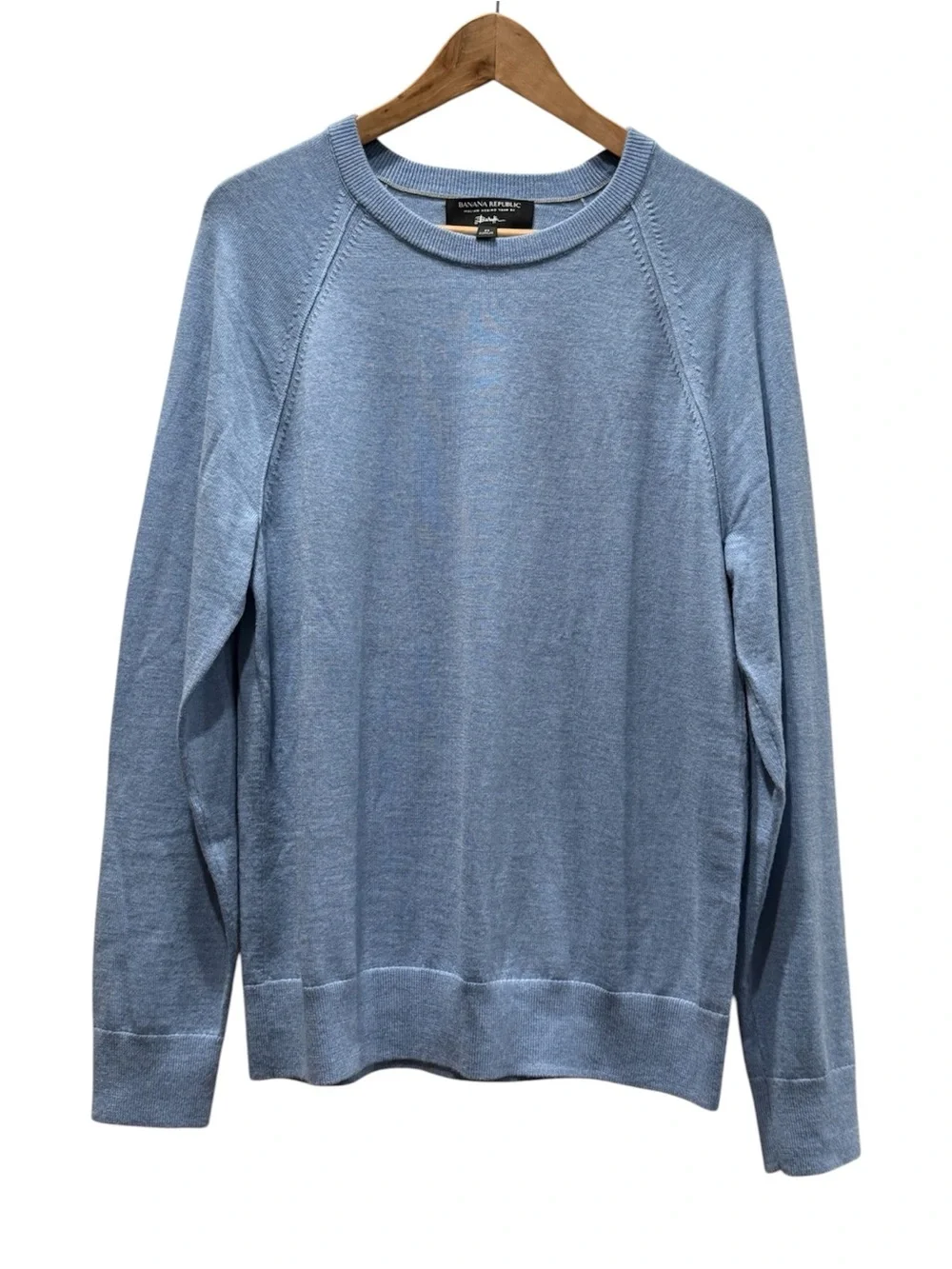 Banana Republic Italian Merino Wool Crewneck Preppy Sweater – Size M